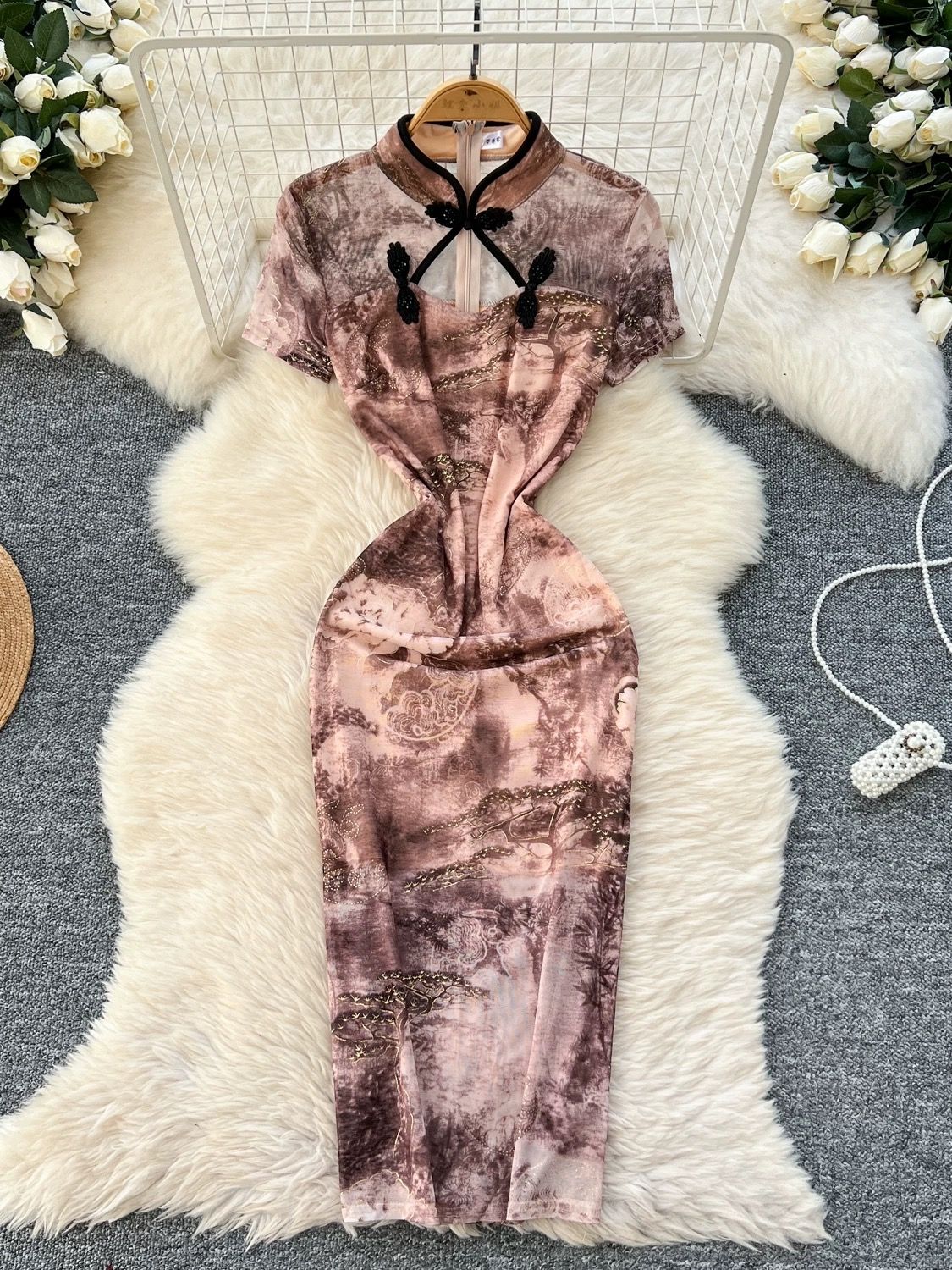 Message received qipao dress Q217 image