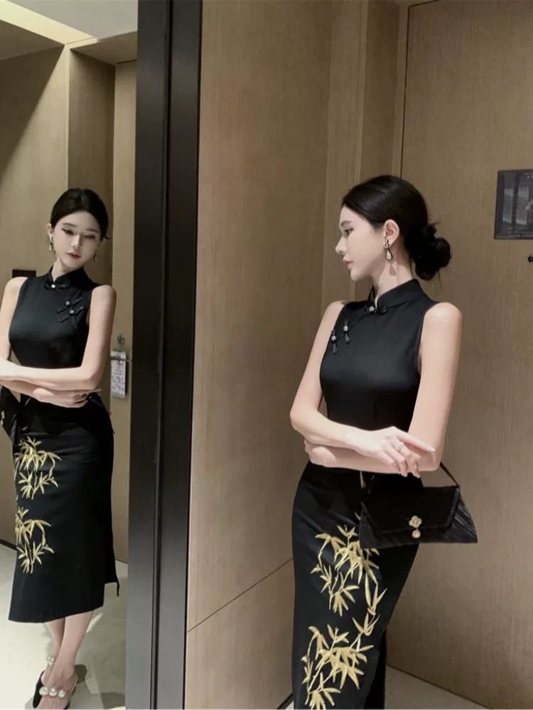 Ready for slay qipao dress Q195 image