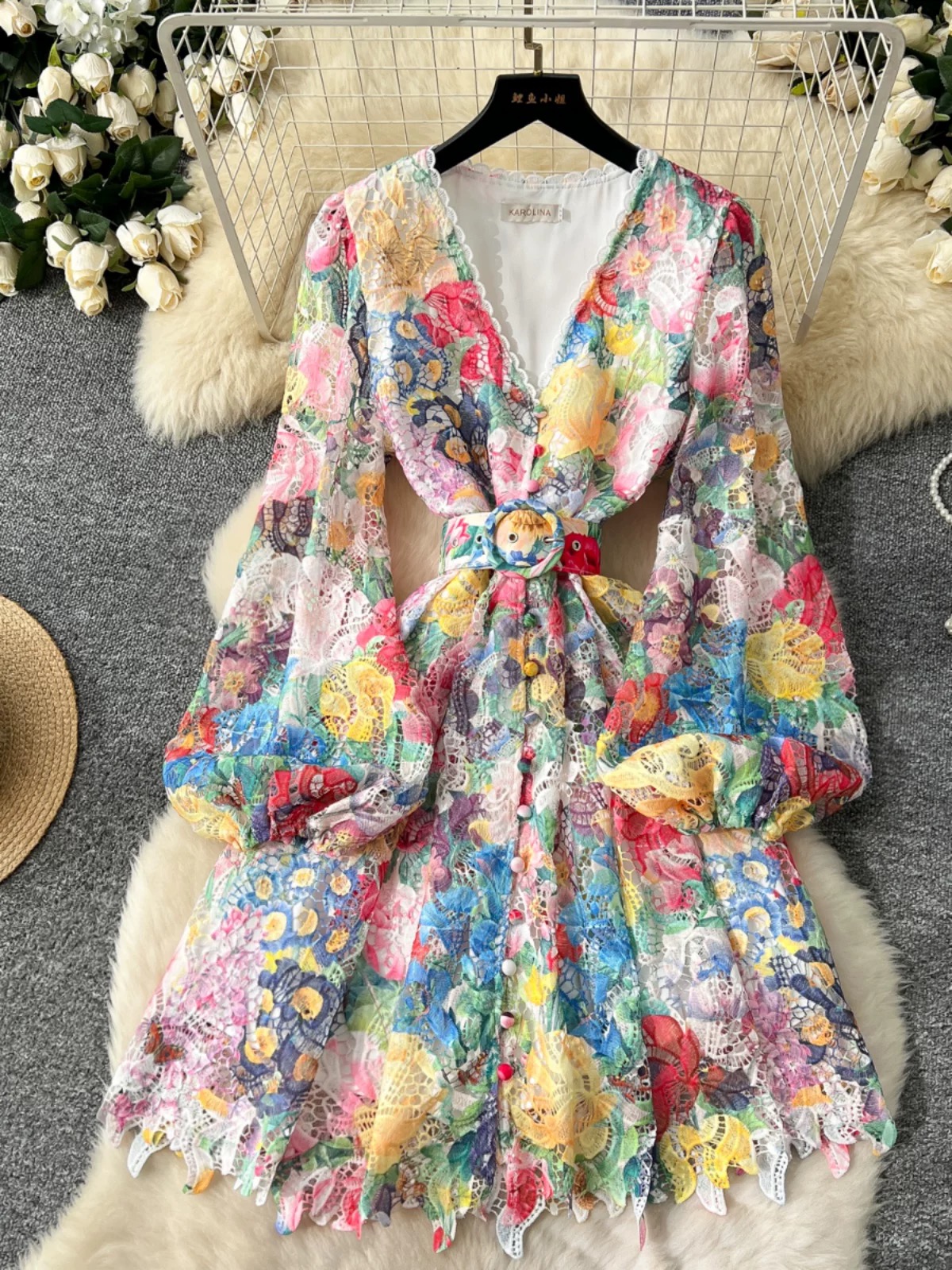Cute and you know it lace dress FD1370