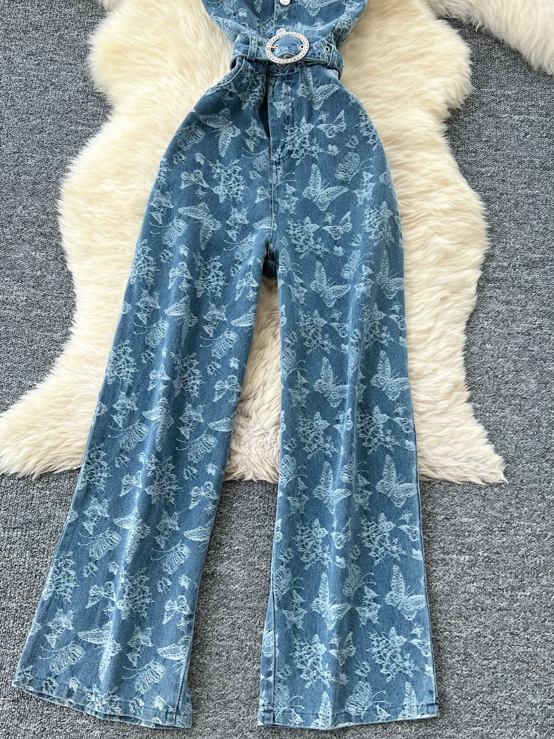 Fits like a glove denim overalls  DJS111 image