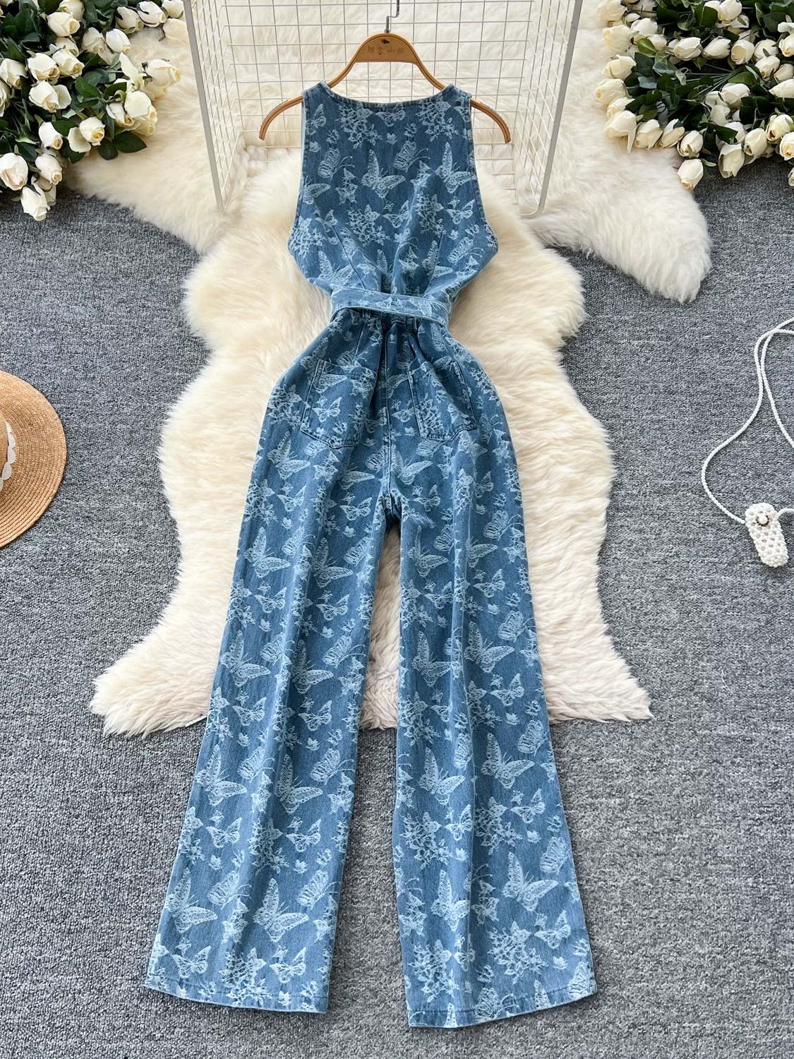 Fits like a glove denim overalls  DJS111 image
