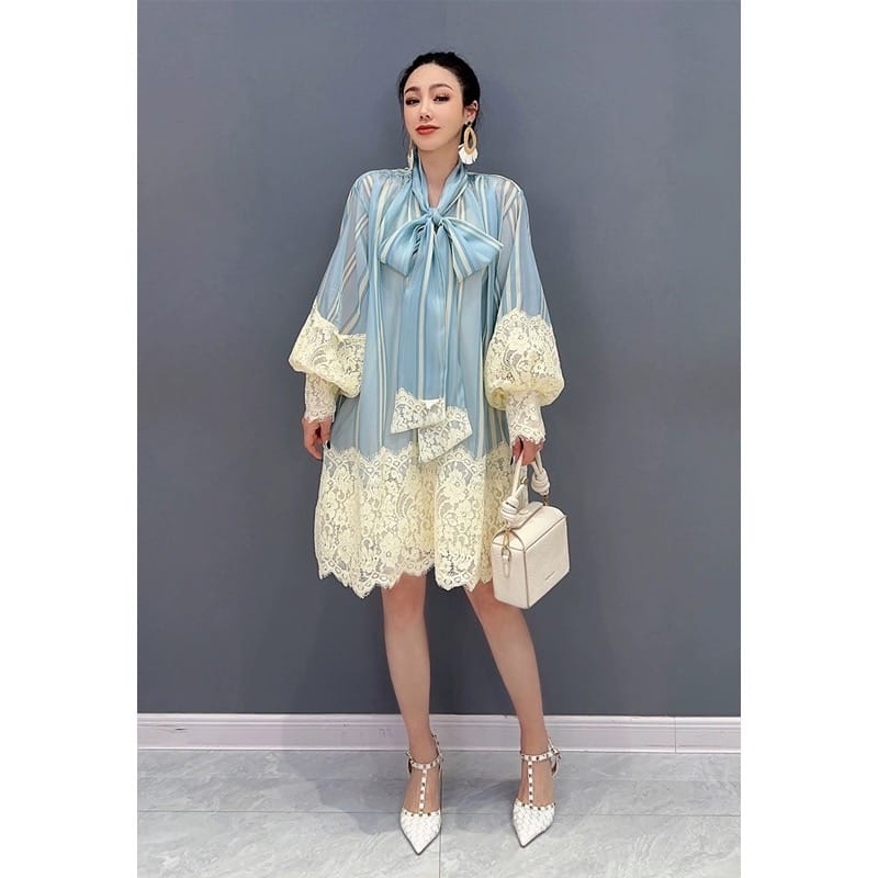 Monaco pent house views lace dress FD765 image