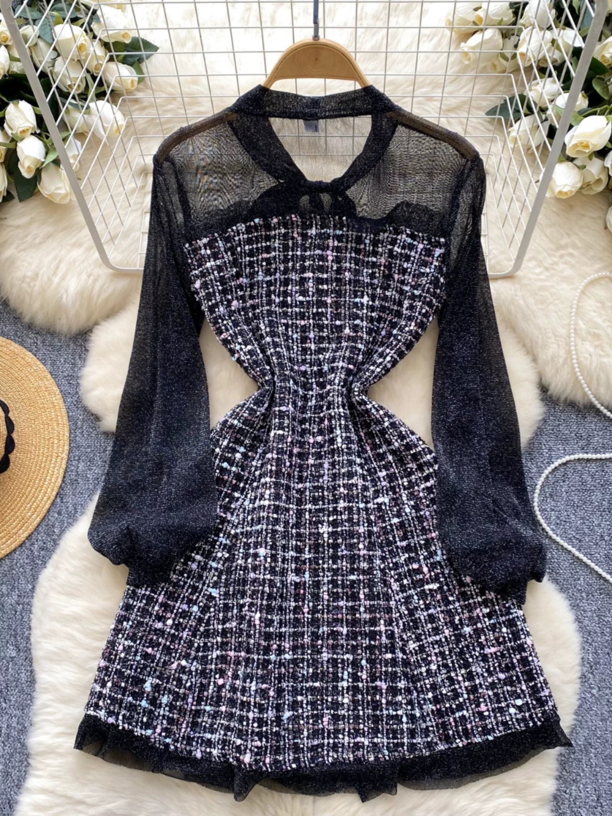 Savannah royal woolen dress FD278 image