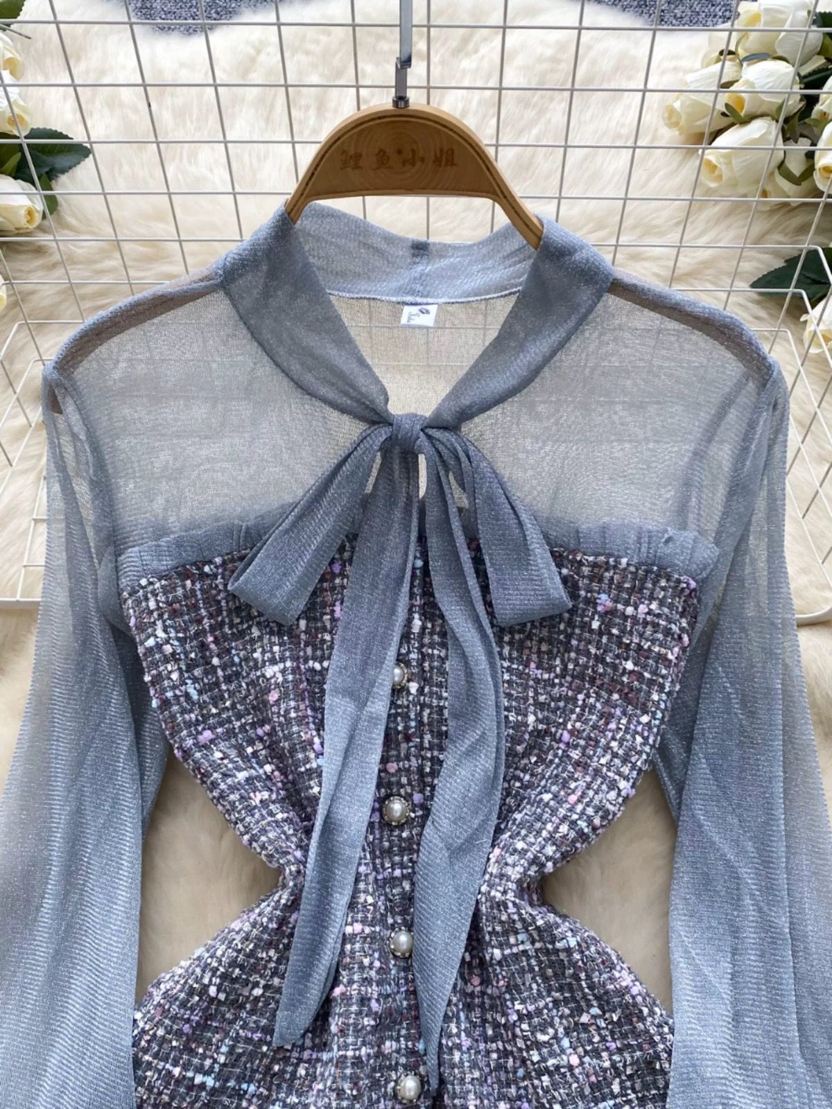 Savannah royal woolen dress FD278 image