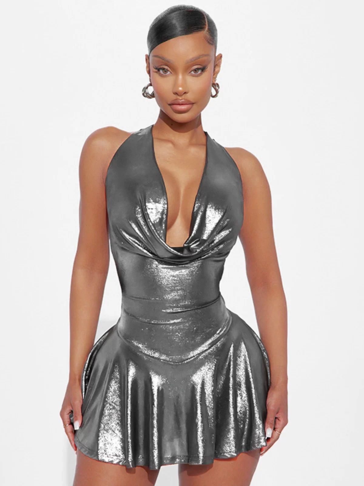 Girly pop metallic dress CD1104 image
