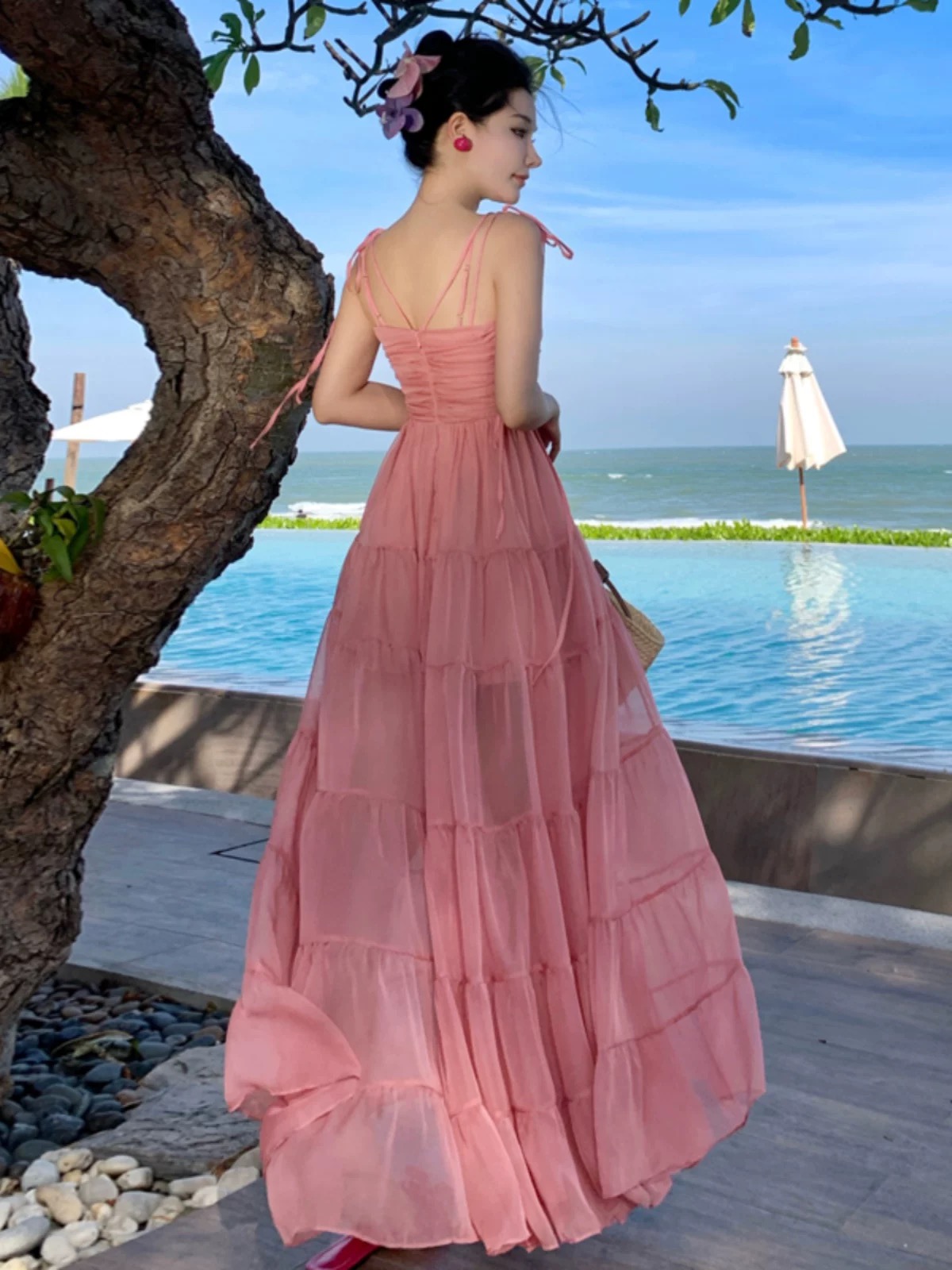 Seashell lace dress CD1100 image