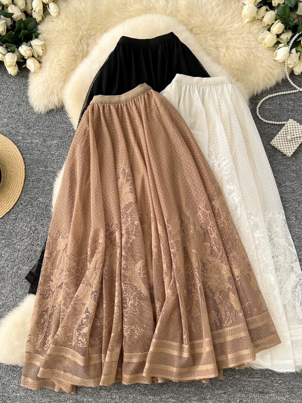 Puff baby mesh skirt FS127