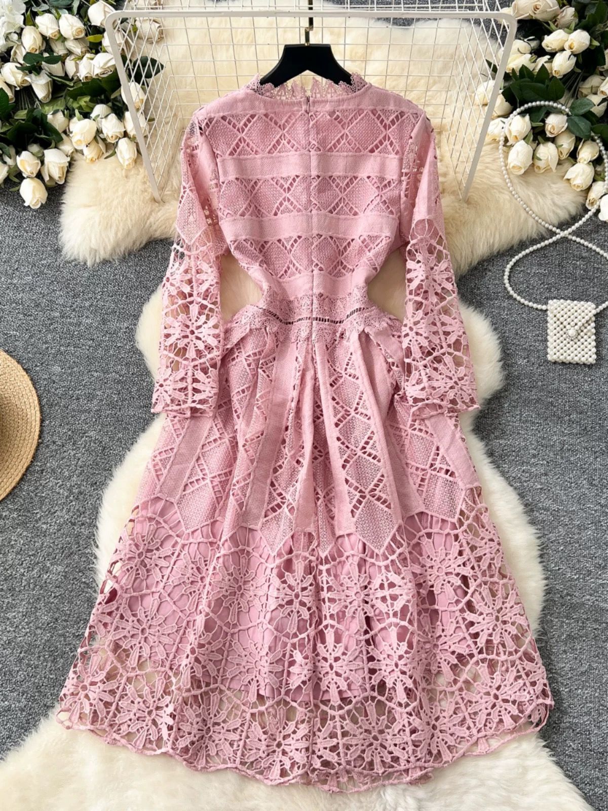 Around the track lace dress FD1156 image