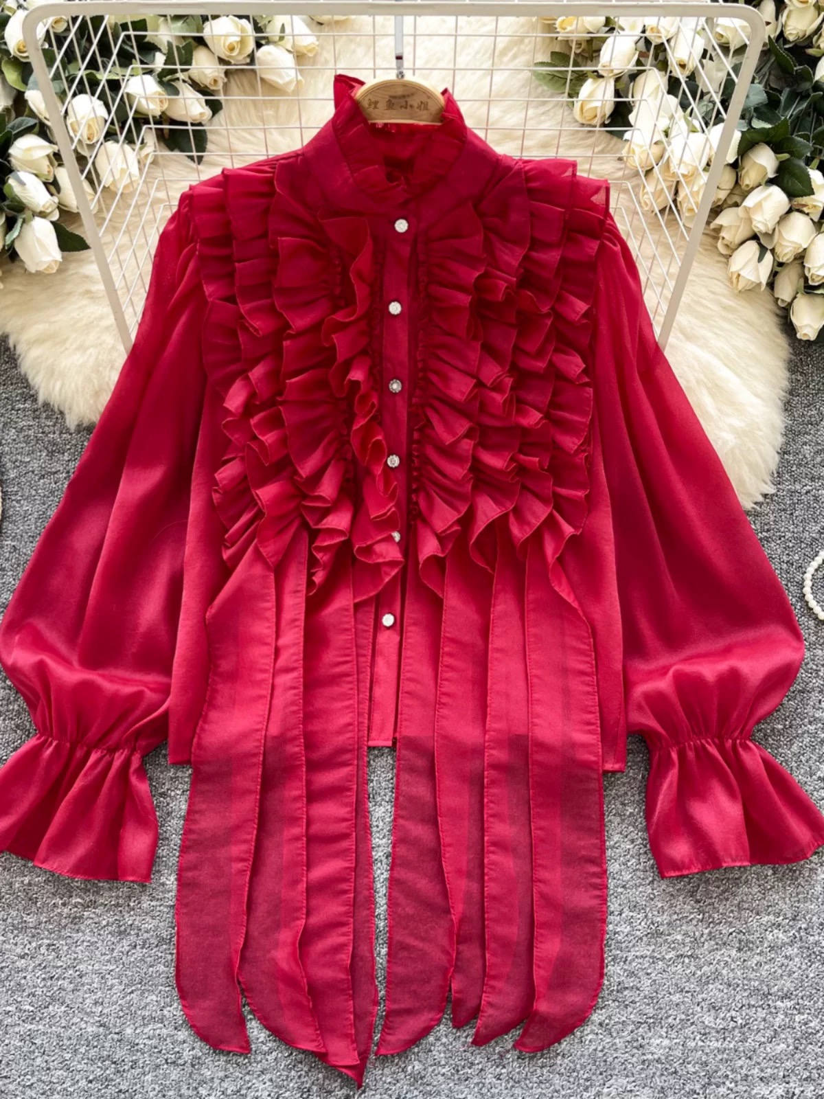 Work crush blouse BE470