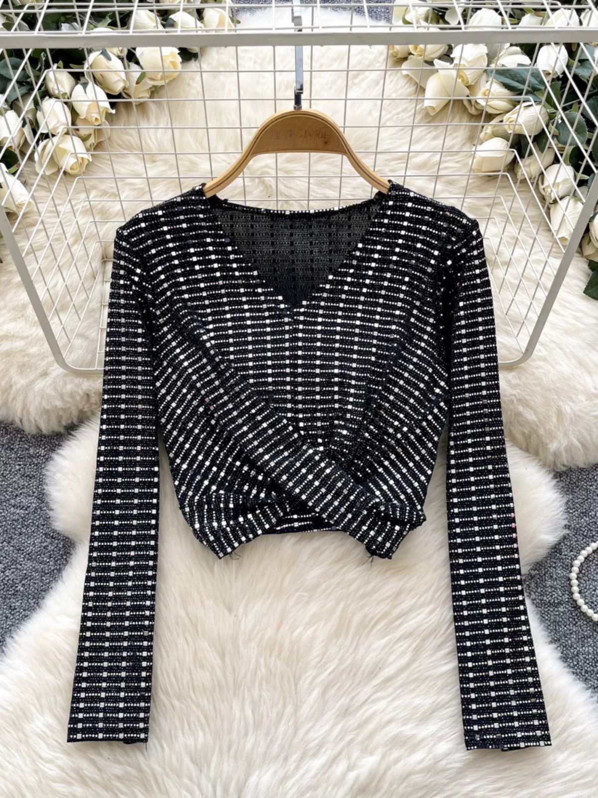 Miss high maintenance studded top CTO685 image