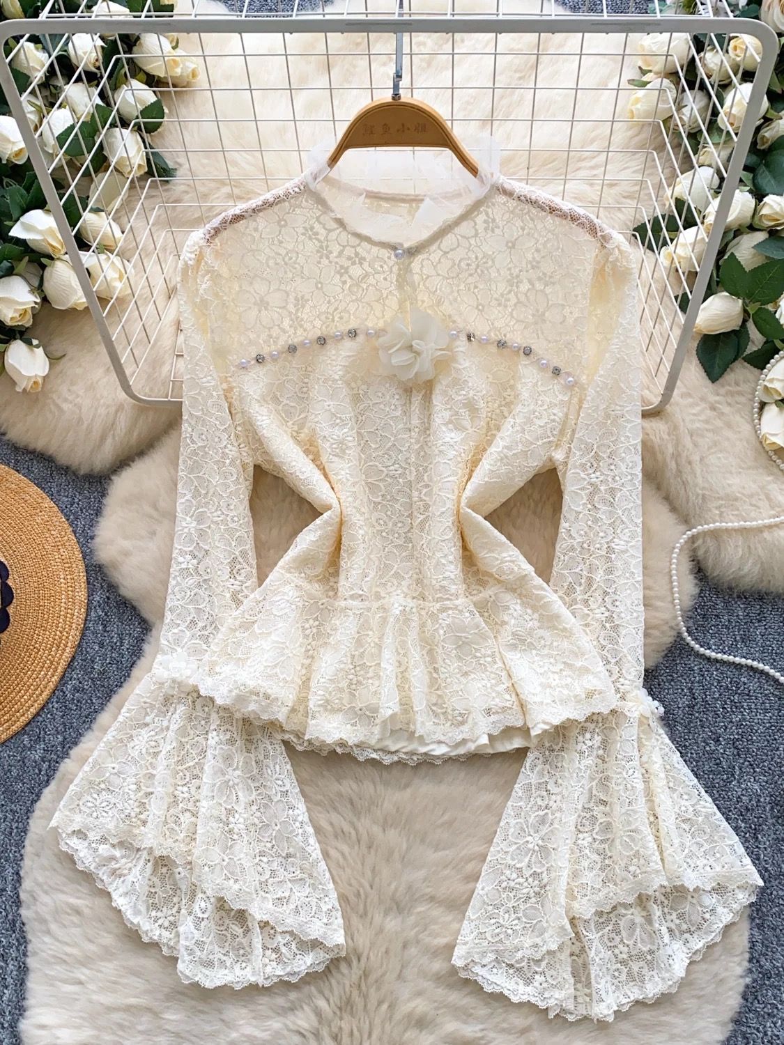 French kisses lace top FTO289 image