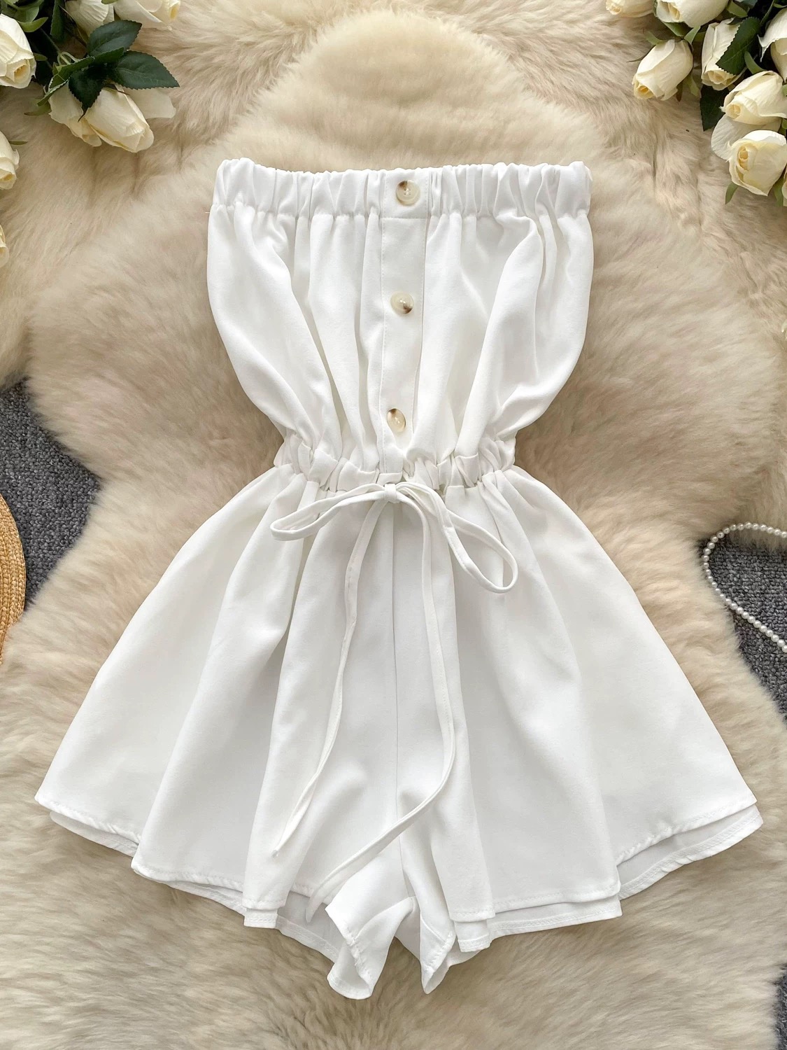 Old school slay romper  RJS111