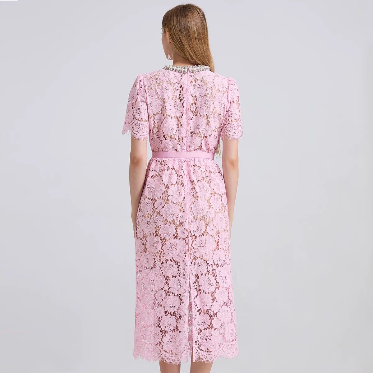 Grab a glass lace dress FBC298 image