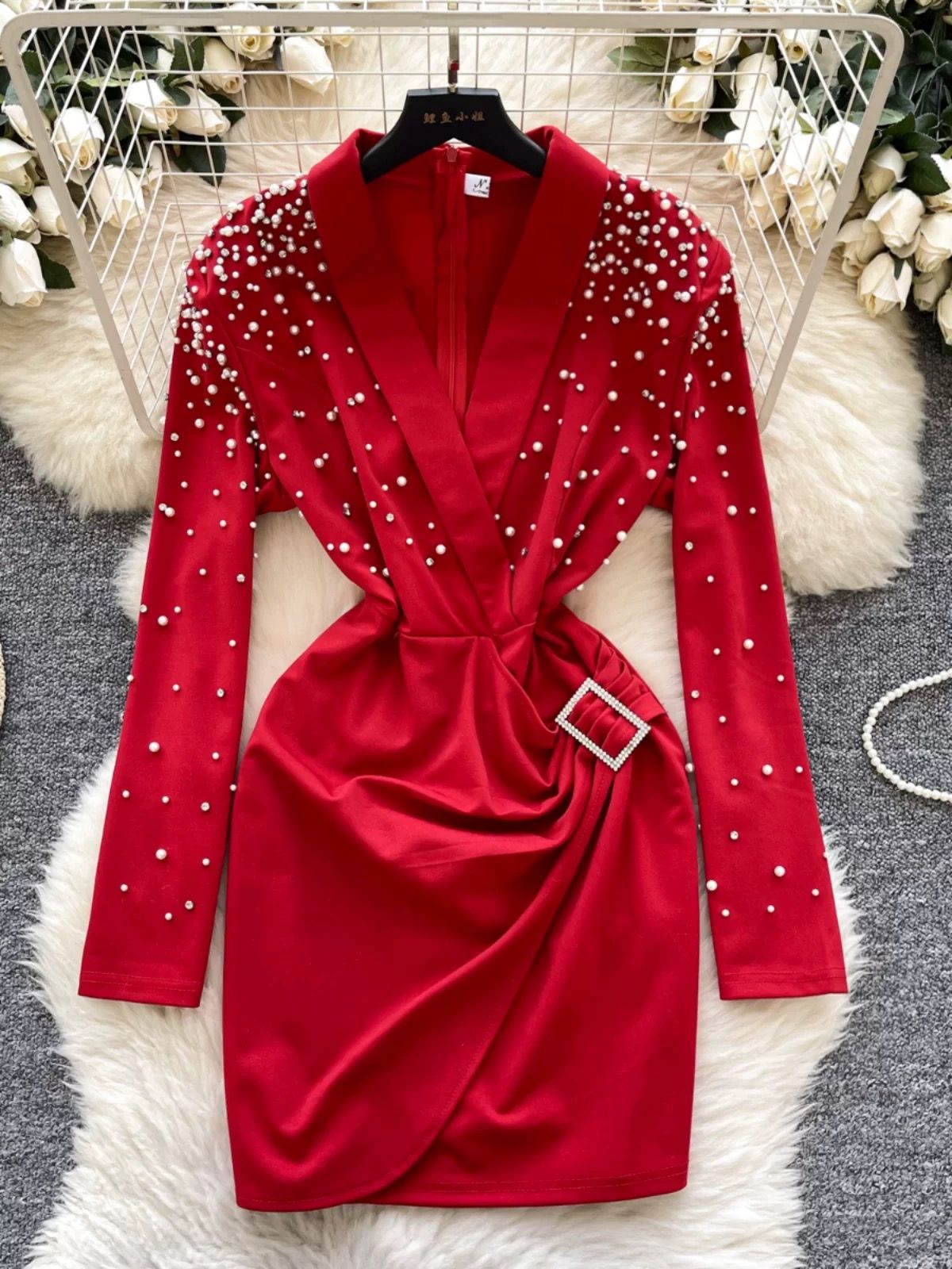 Hometown honey beaded dress FBC475 image