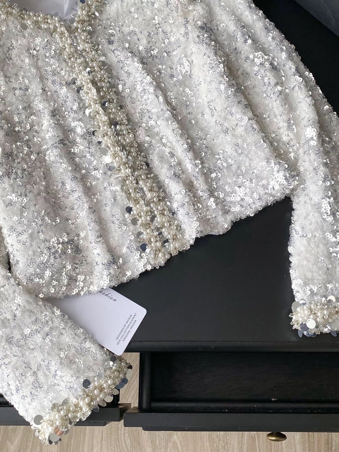 A night in Venice sequin embellished top FTO273 image