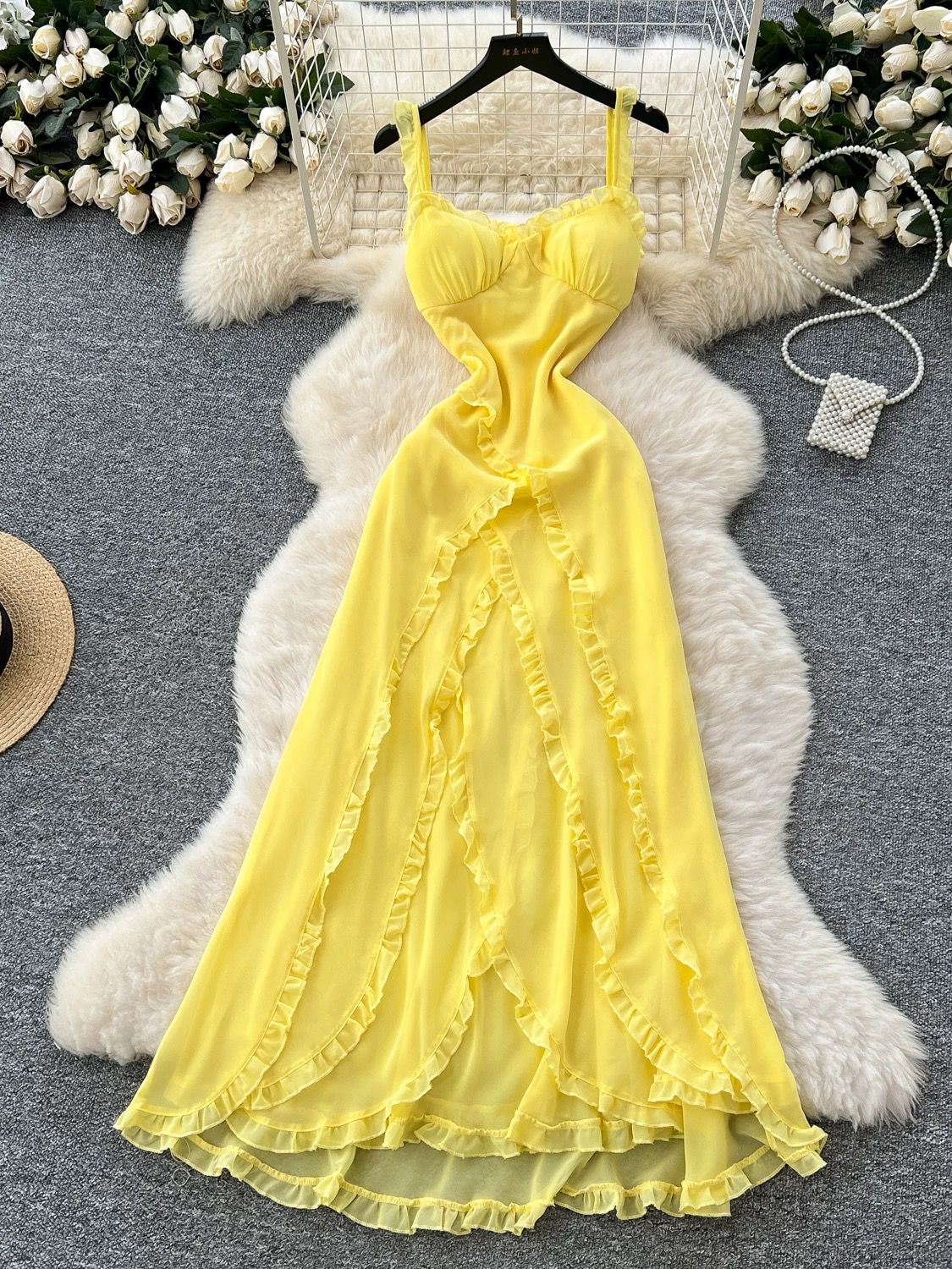 Stay pretty denim dress CD1802 image