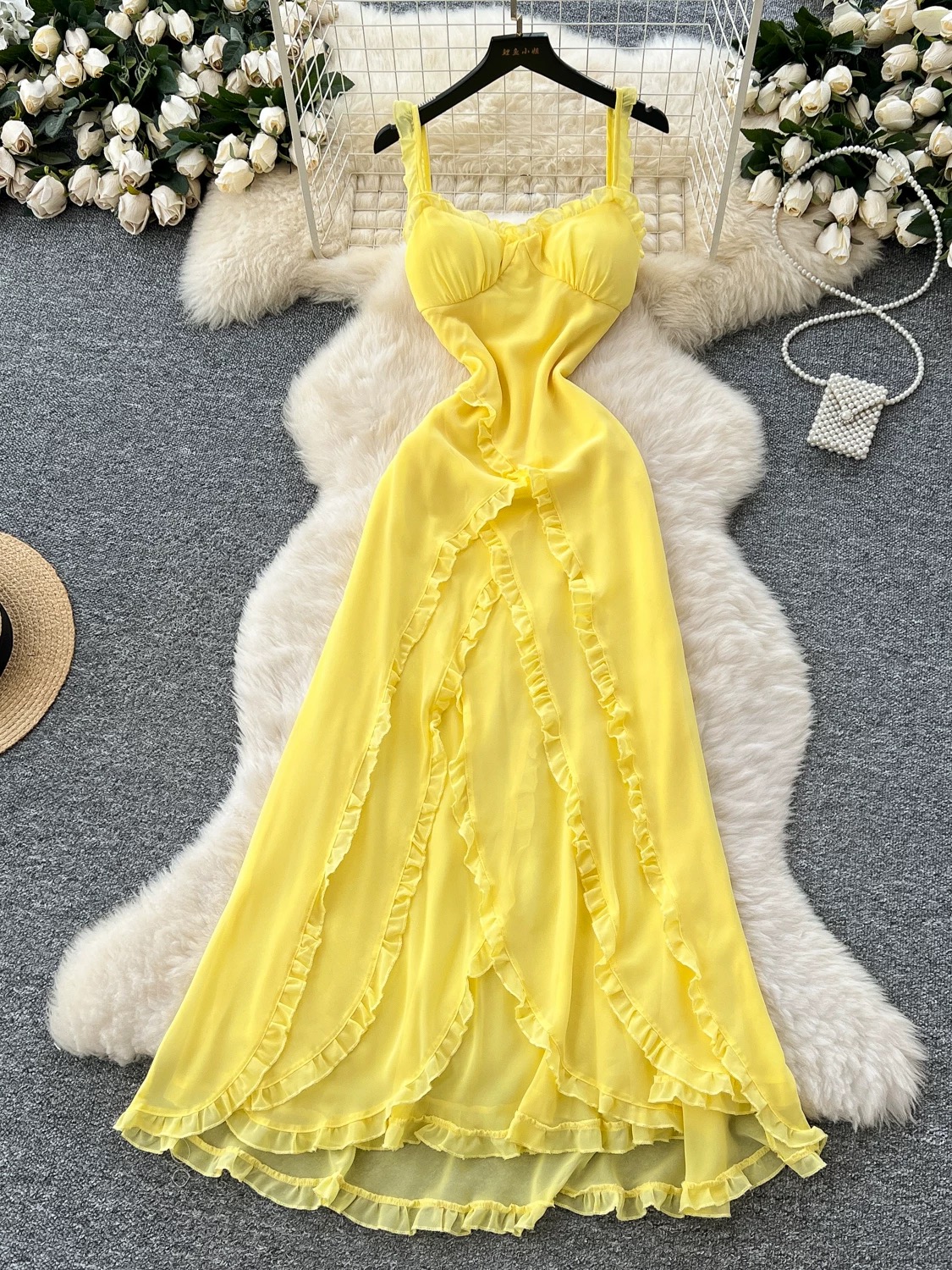 Stay pretty denim dress CD1802