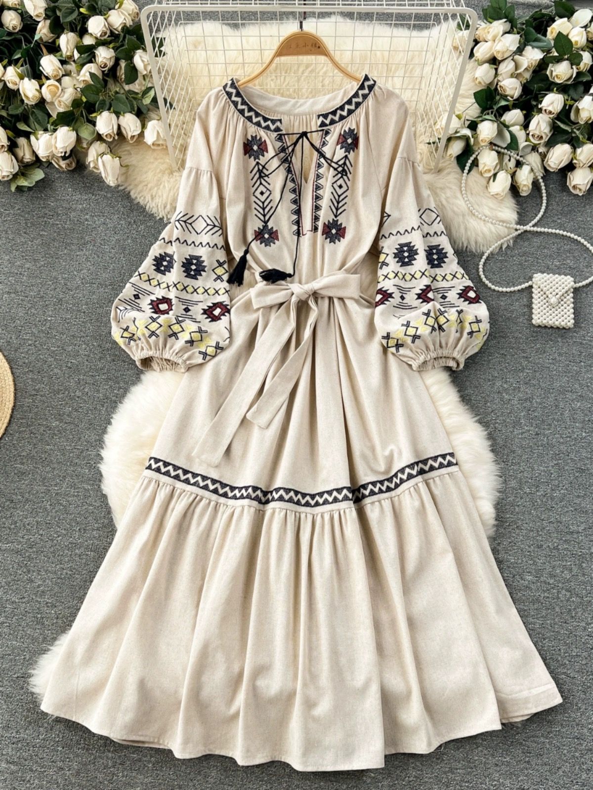 Good without you embroidery dress CD1270 image