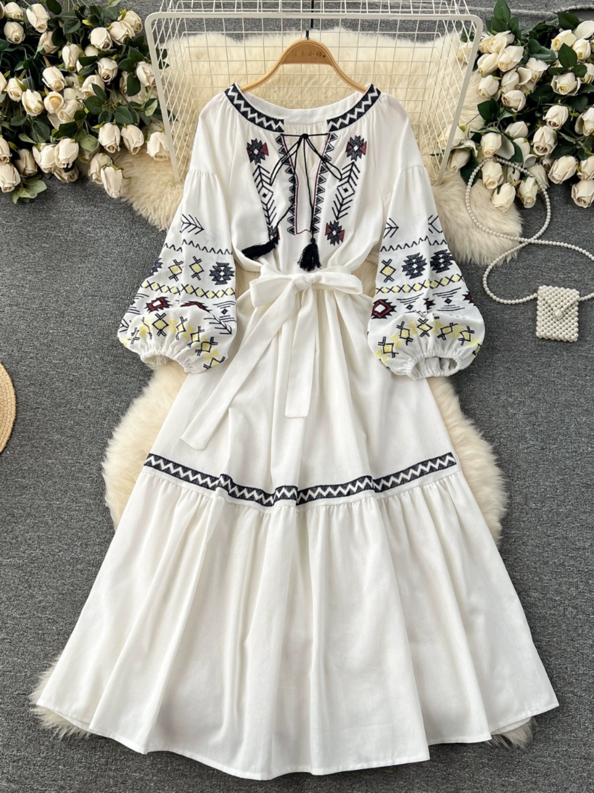 Good without you embroidery dress CD1270 image