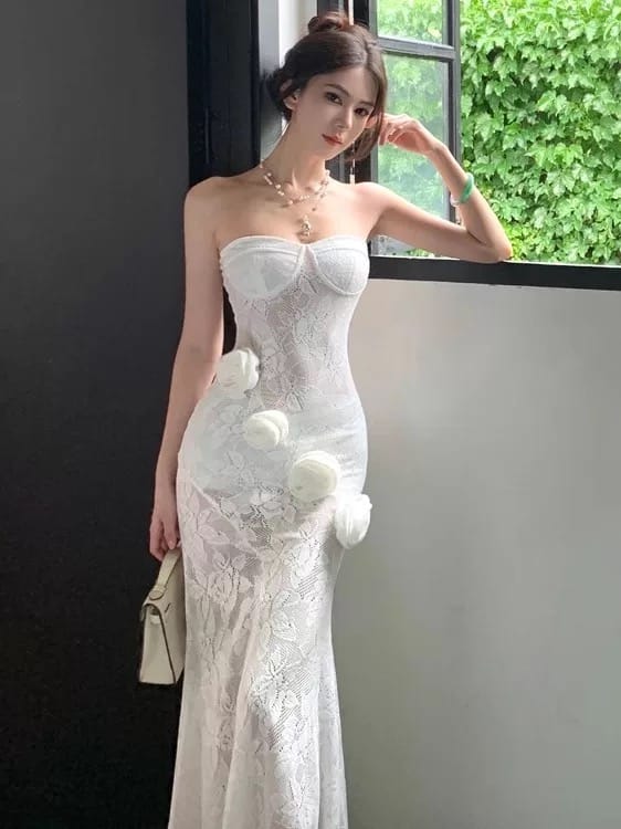 Chasy lace dress CD520 image