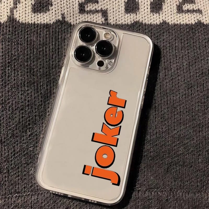 Transparent joker phone case AC167 image