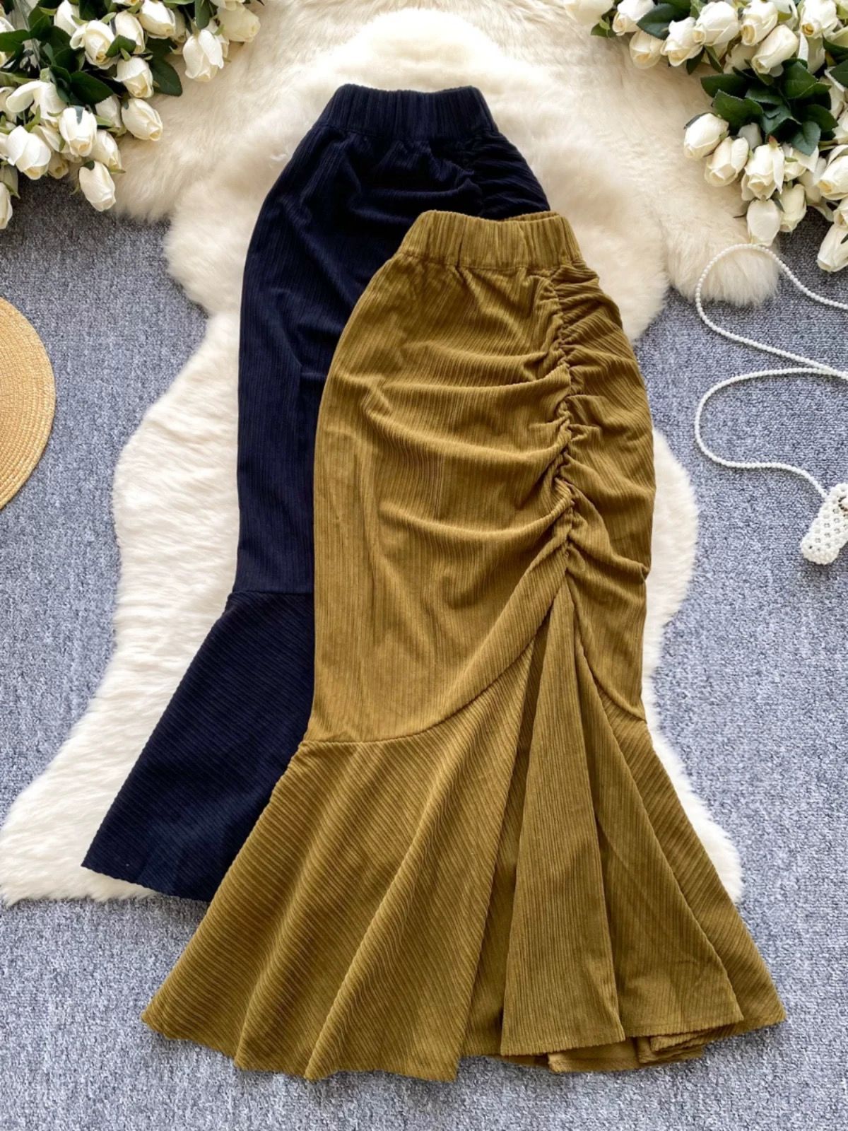 Won’t get me down corduroy skirt CS143 image