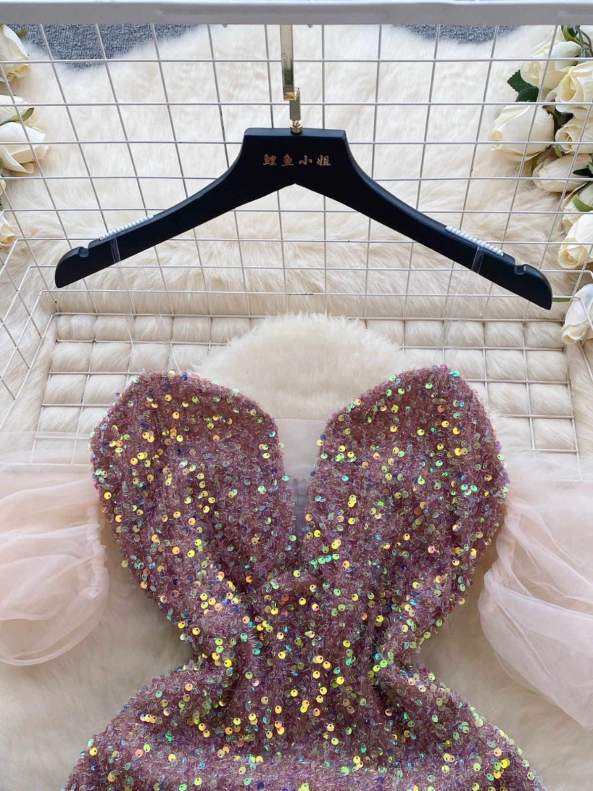 Hotter than fire sequin dress CBC772 image