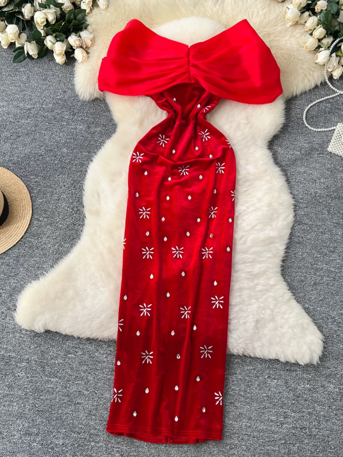 Dishing the details dress EBC308