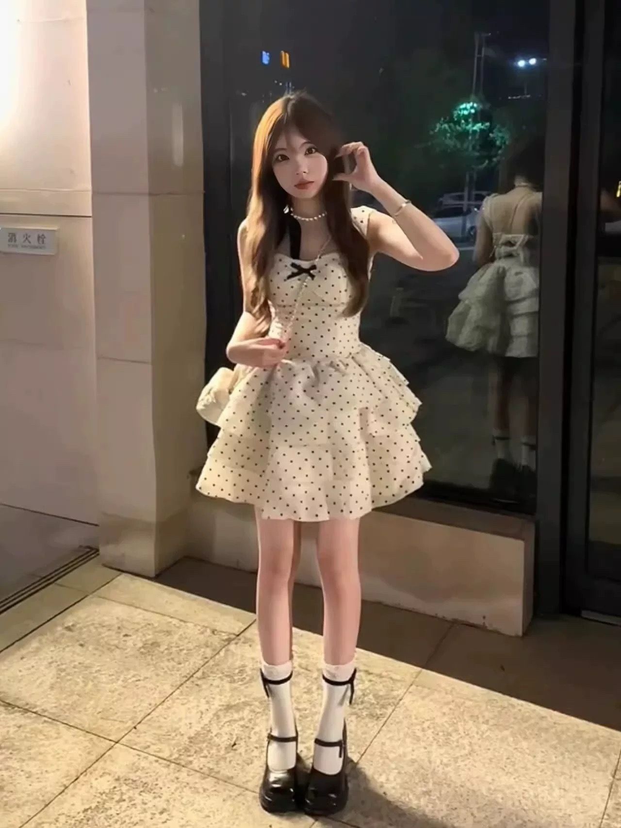 Divine babe polka dress CD506 image