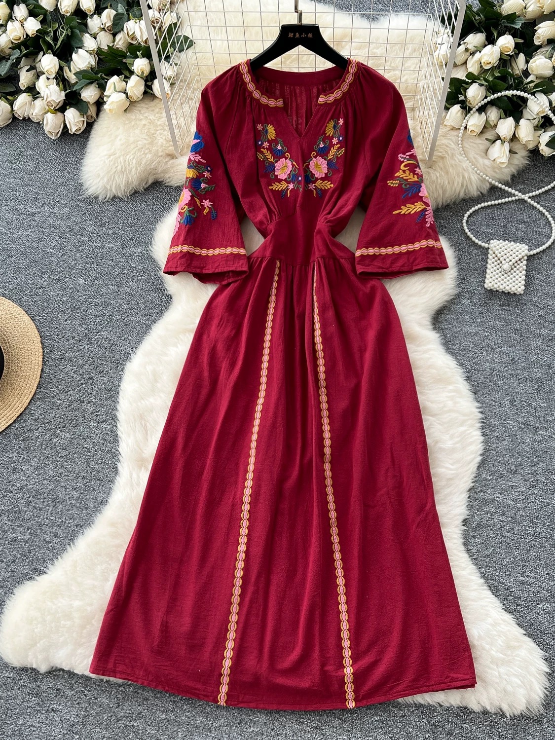 Shayna embroidery dress CD1820