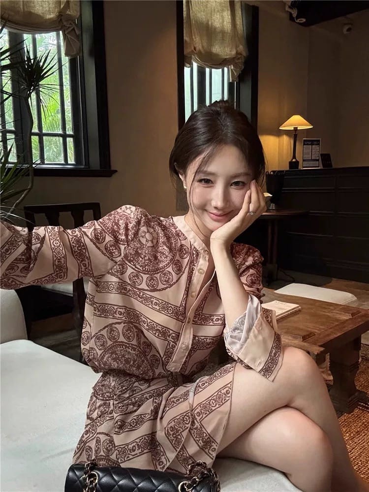 Big city shine midi dress CD501 image