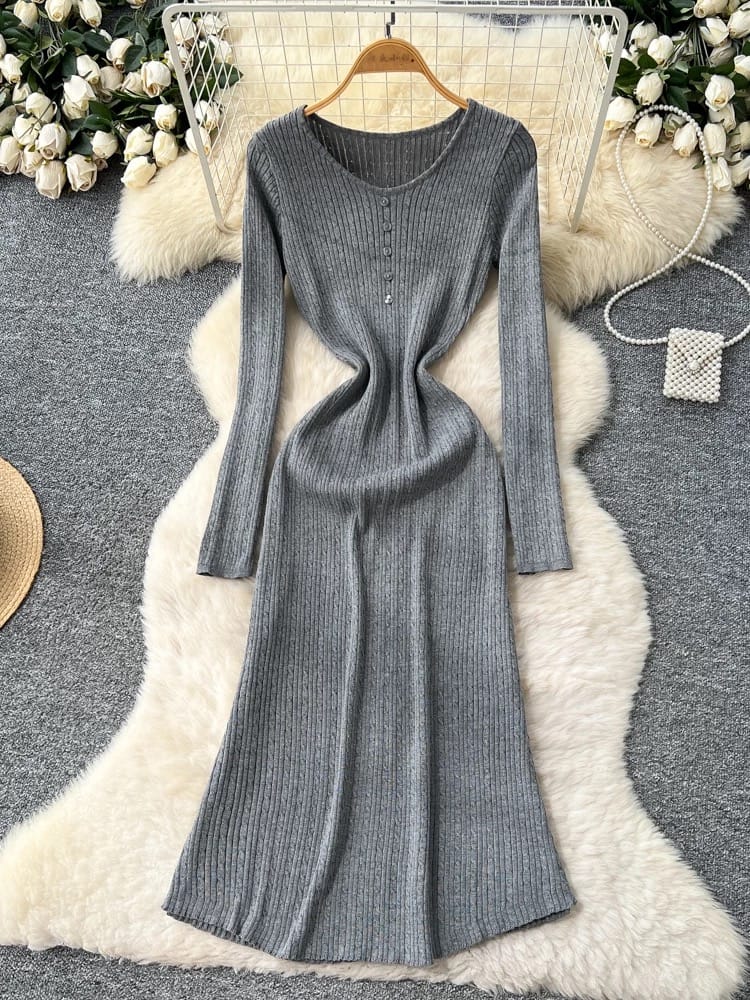 Going to see him knitted dress KD348 image