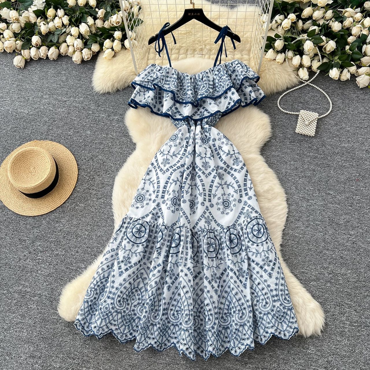Stick by me lace dress CD480 image