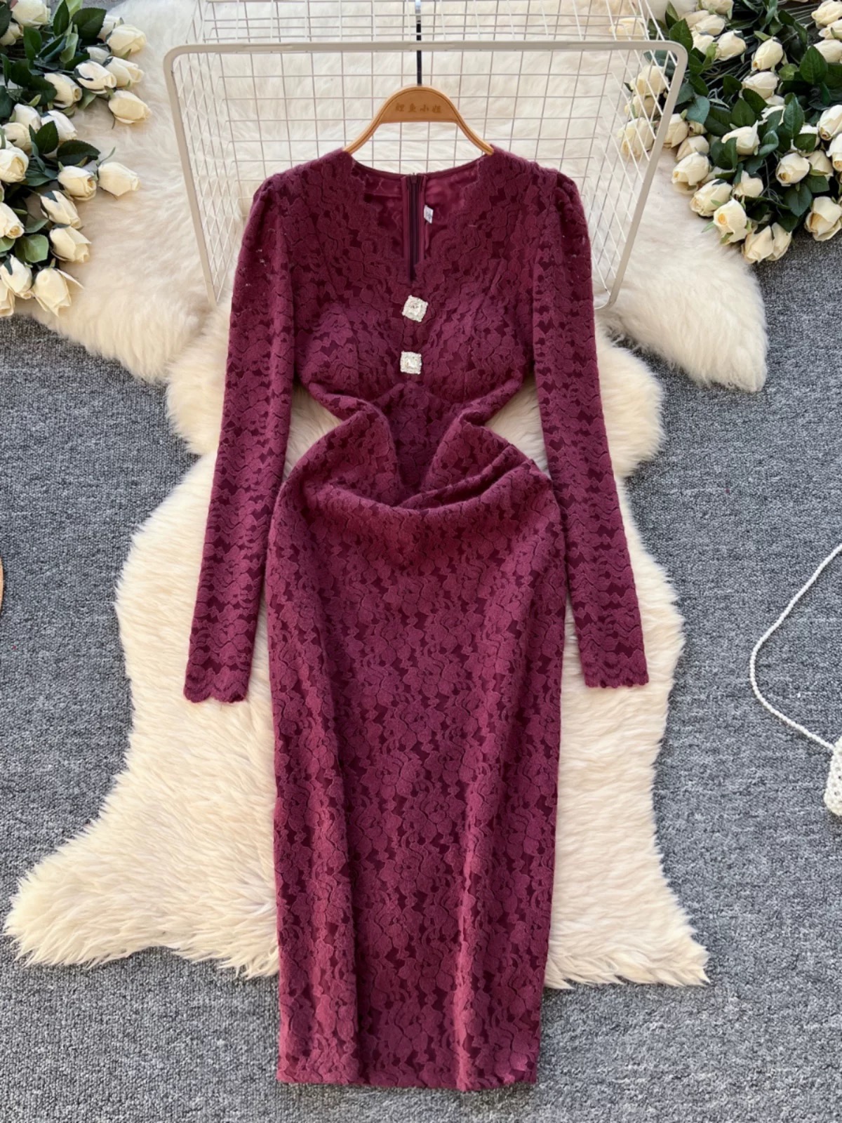 What matters most lace dress FBC482