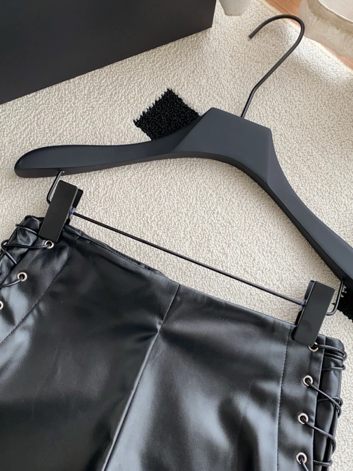 Paislee leather shorts  CP67 image