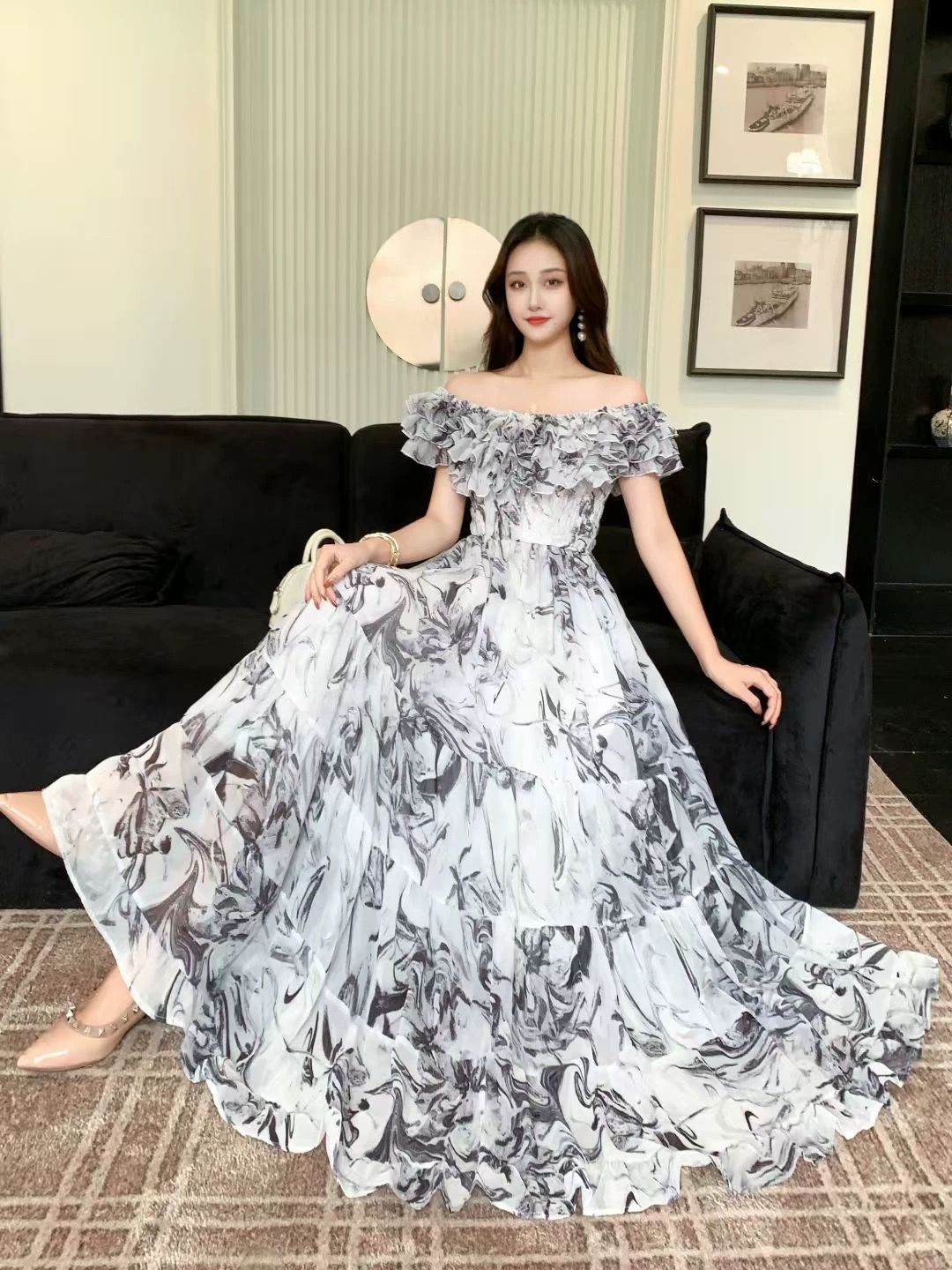 Day goddess colorful dress CD488 image