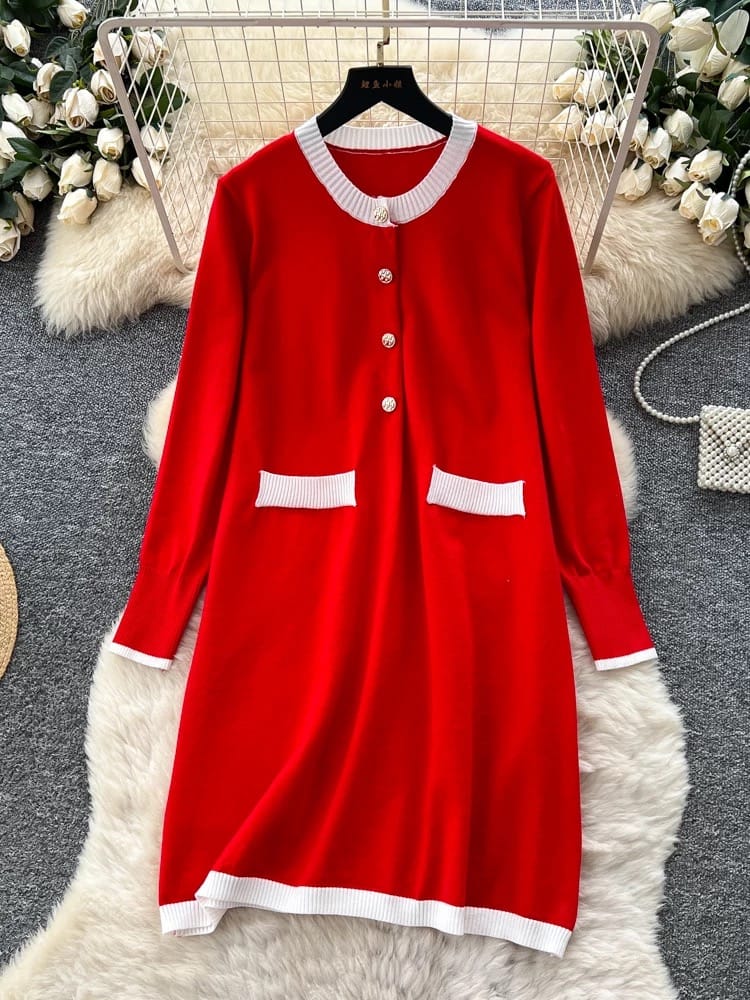 Mid city sweater dress KD354 image
