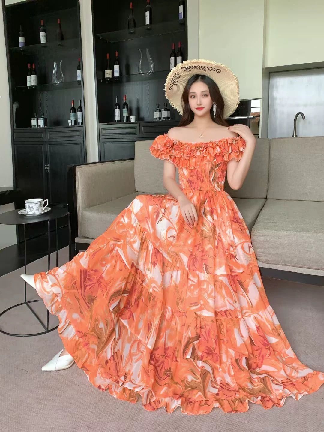 Day goddess colorful dress CD488 image