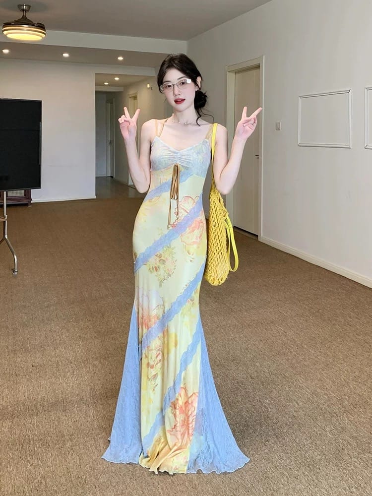 Arriving late colorful dress CD473 image