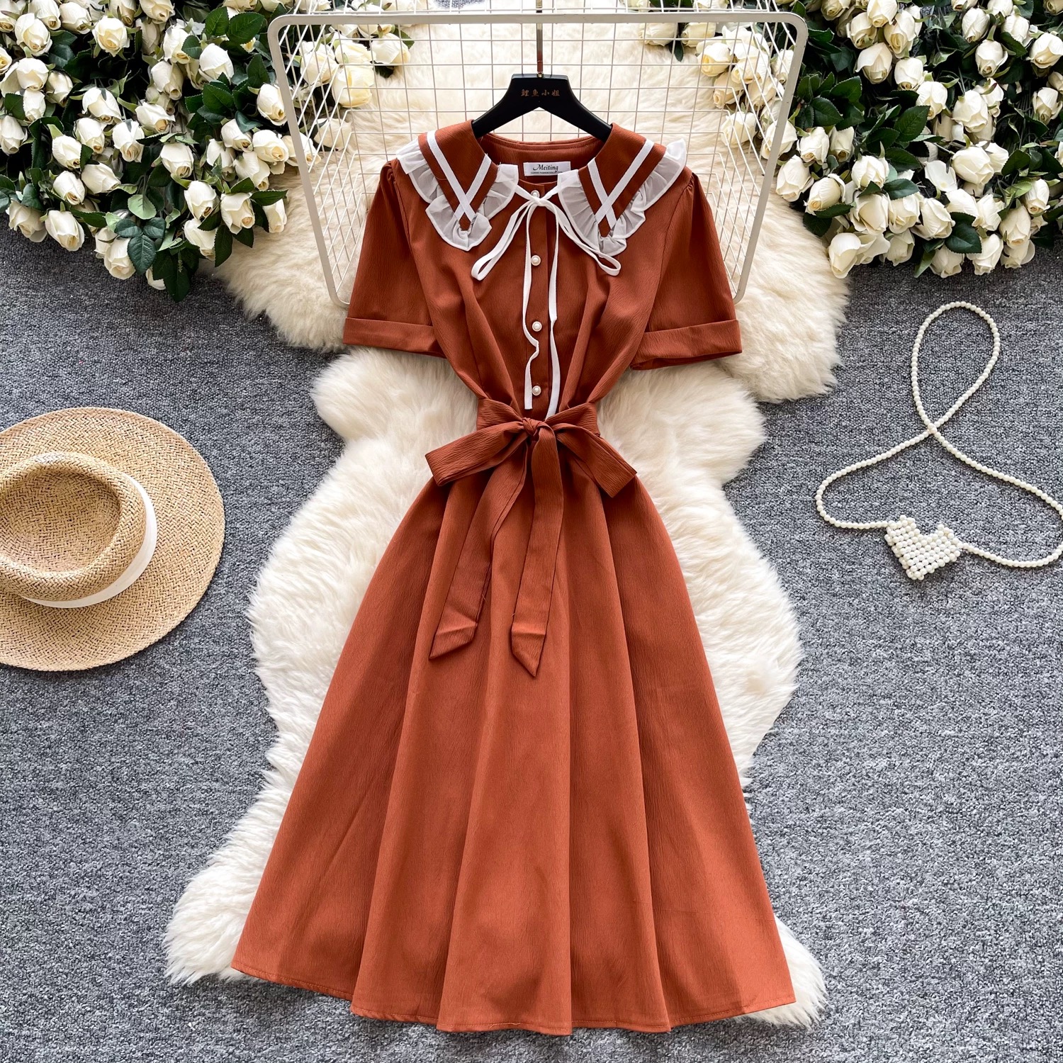 Always chilling midi dress CD475 image