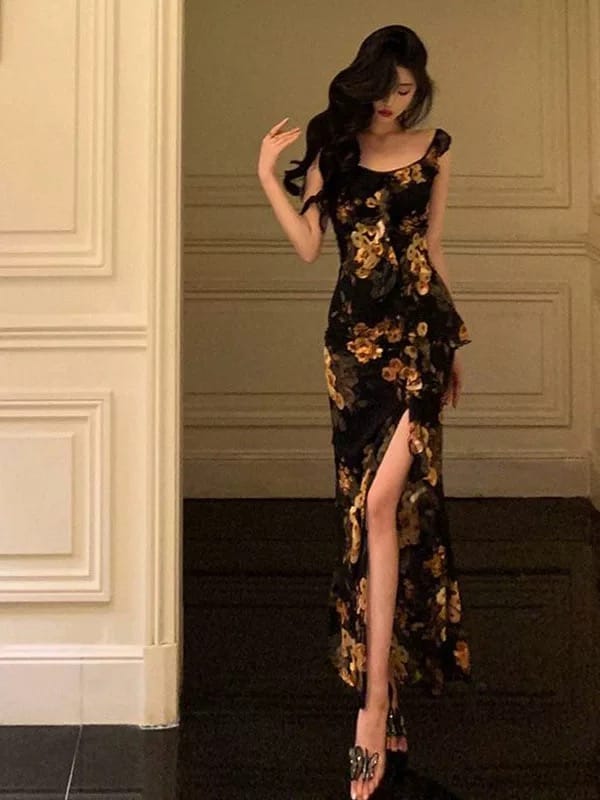 Kaylah floral dress CD477 image