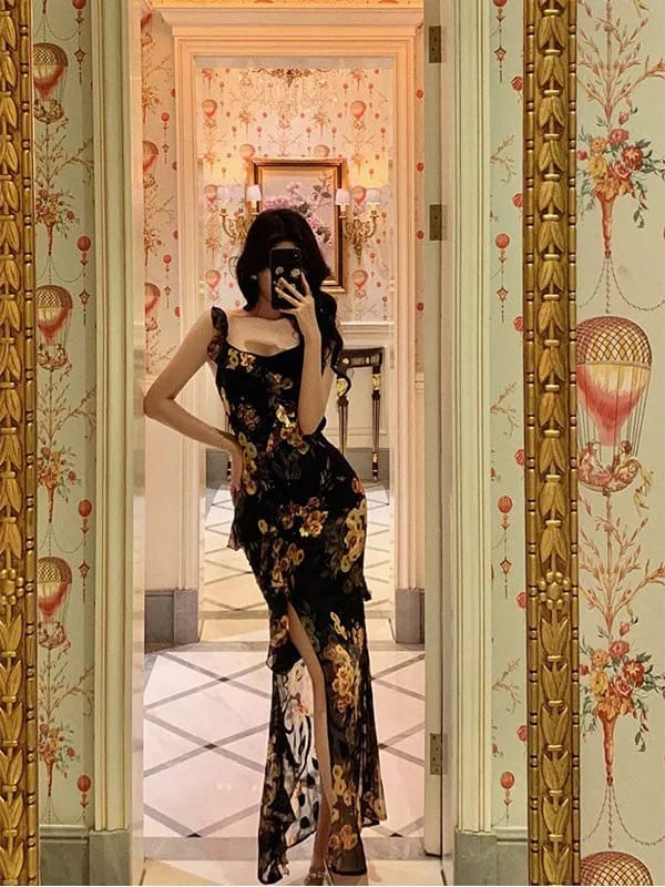 Kaylah floral dress CD477 image