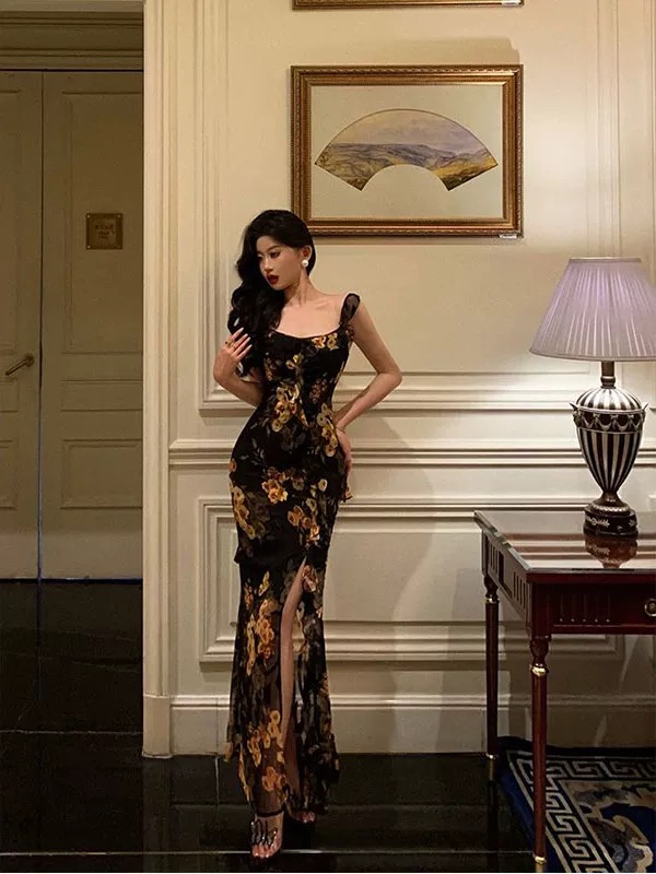 Kaylah floral dress CD477