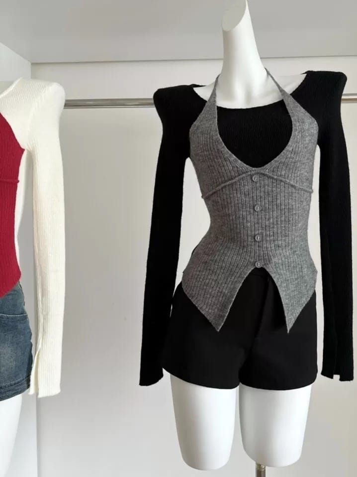 Your reflection knitted top KTO243 image