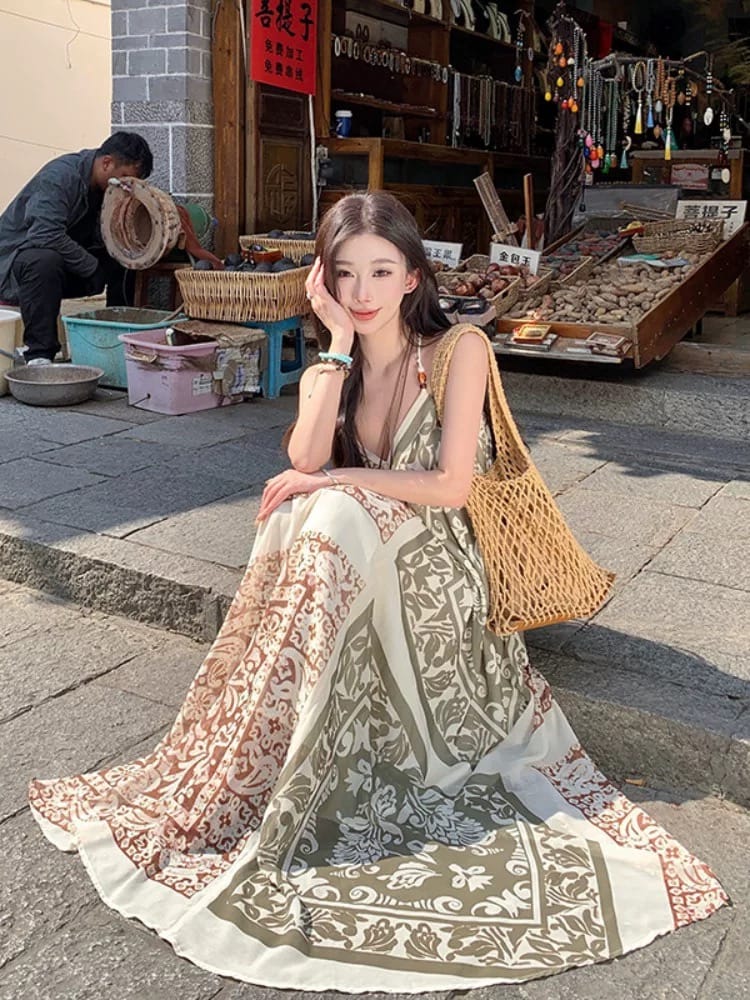 On the edge vacay dress CD479 image