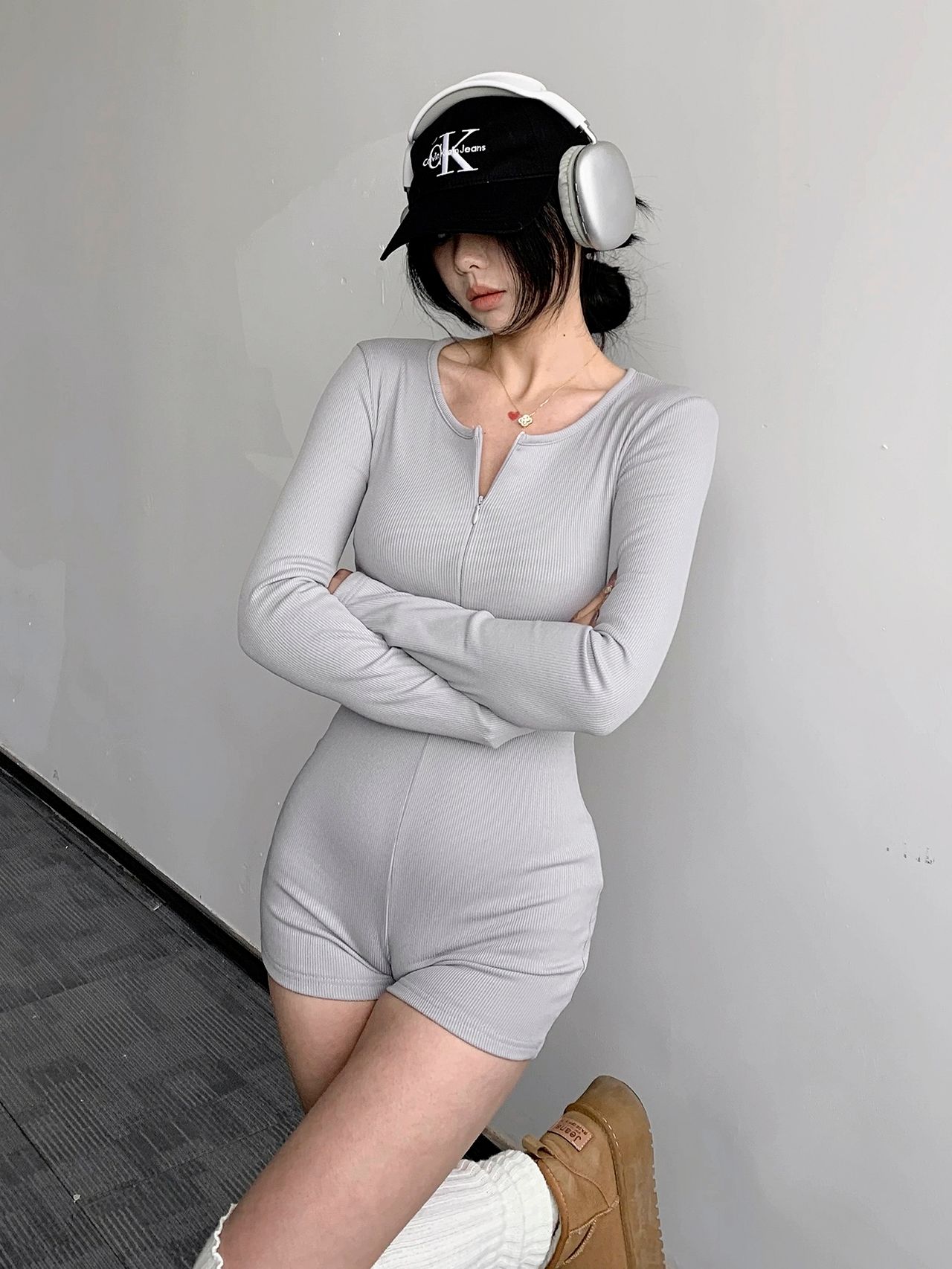 Hopped off the jet jumpsuit CJS121 image