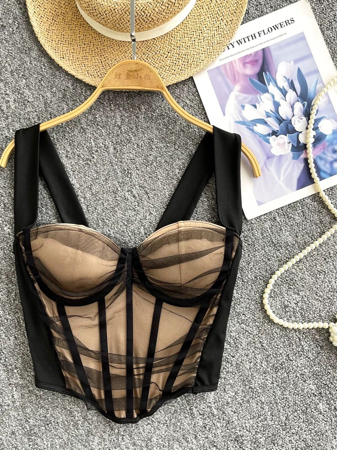 Highly cinched corset top CS154 image