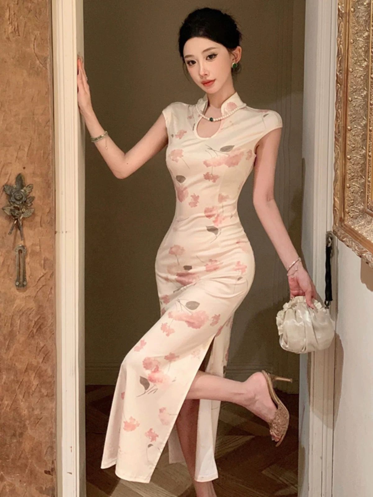 Mystery solved qipao dress Q196 image