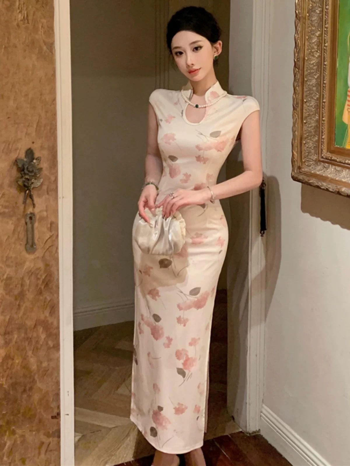 Mystery solved qipao dress Q196 image