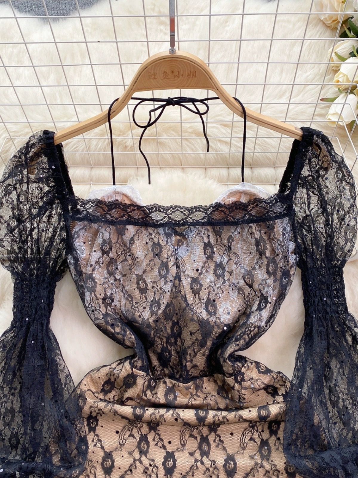 Fits just right lace dress CBC735 image